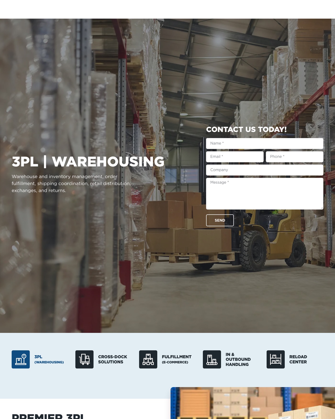 Current services page